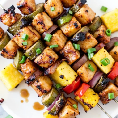 Teriyaki Pineapple Chicken Kabobs