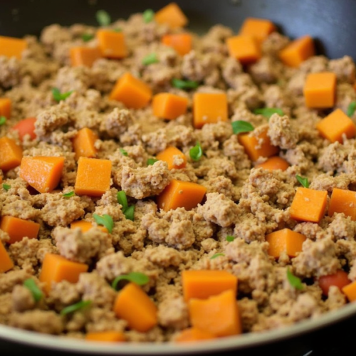 Ground Turkey Sweet Potato Skillet