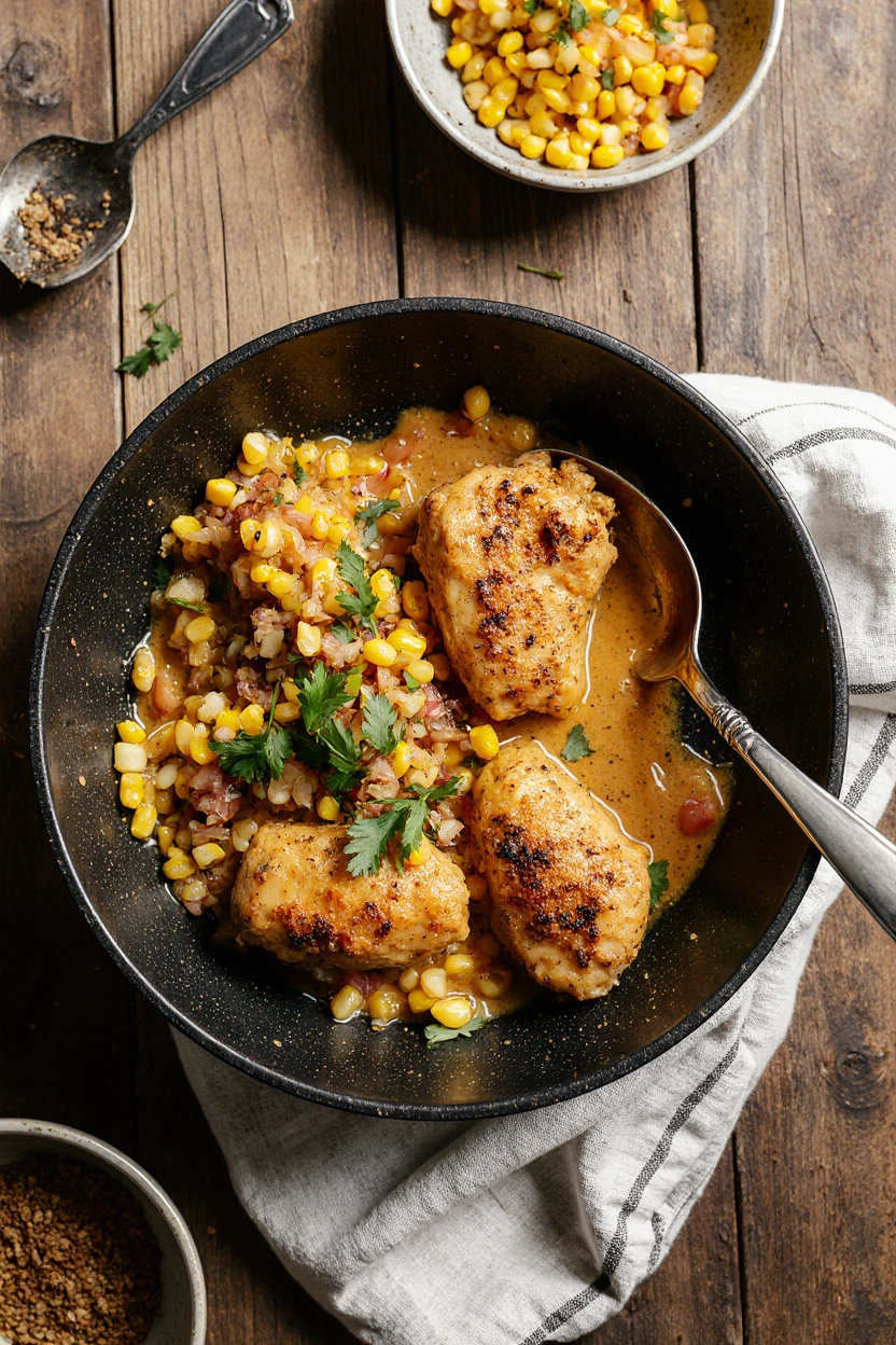 street corn chicken bowl