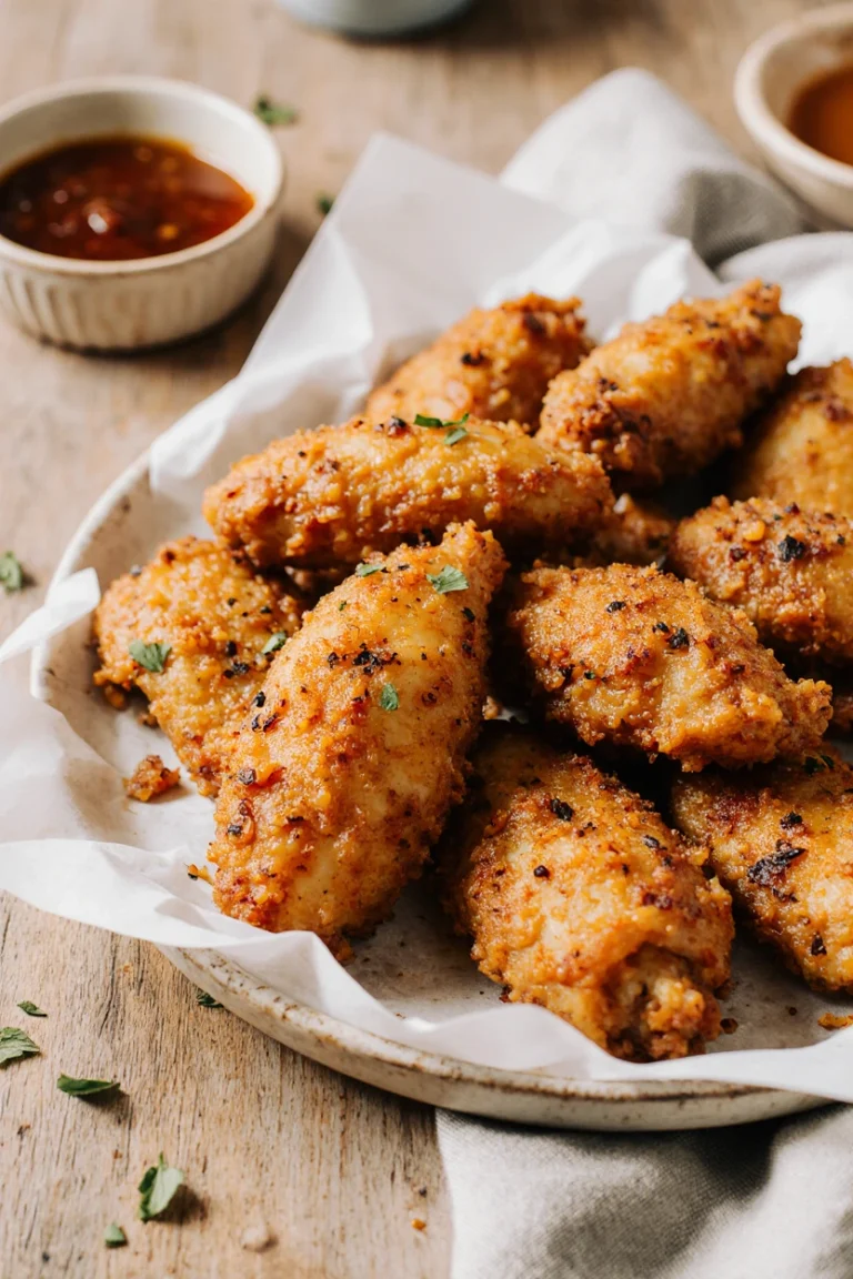 Air Fryer Honey Butter Garlic Chicken Tenders