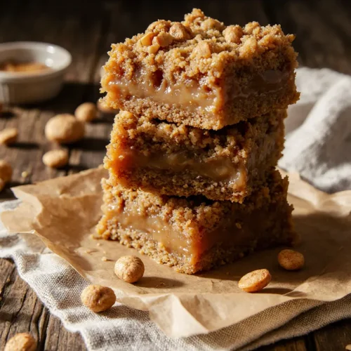Peanut Butter Lunch Lady Cookie Bars