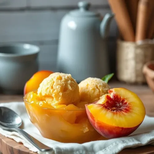 Perfect Peach Sorbet