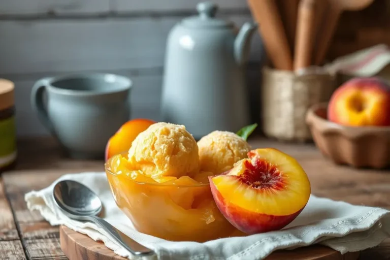 Perfect Peach Sorbet