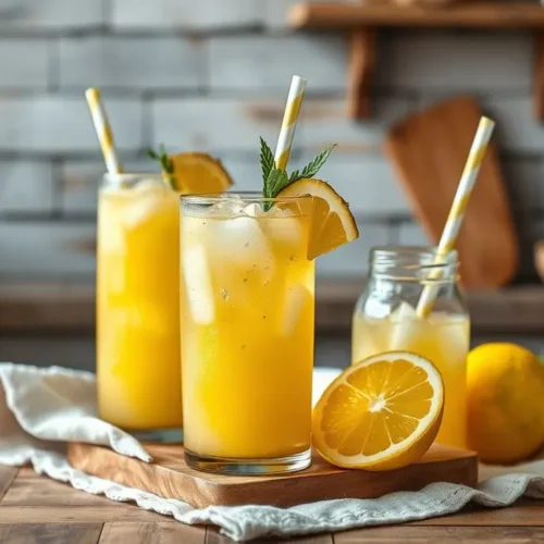 Tropical Pineapple Lemonade Punch