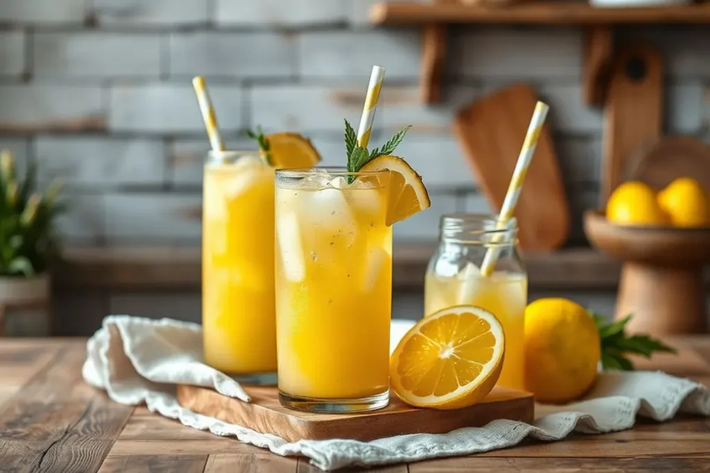 Tropical Pineapple Lemonade Punch