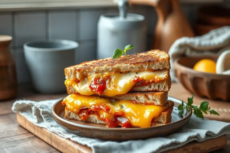 Mediterranean Grilled Cheese Sandwich