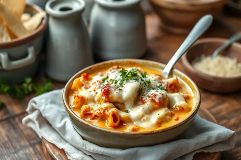 Creamy Alfredo Lasagna Soup