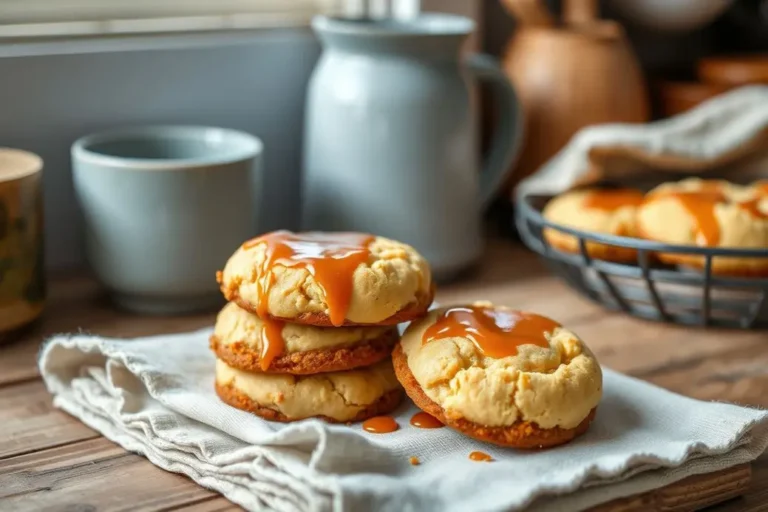 Caramel Cheesecake Cookies