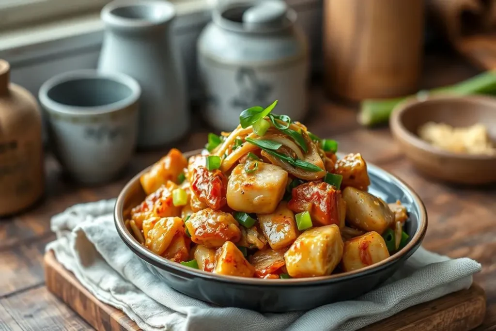 Chicken and Green Onion Stir-fry
