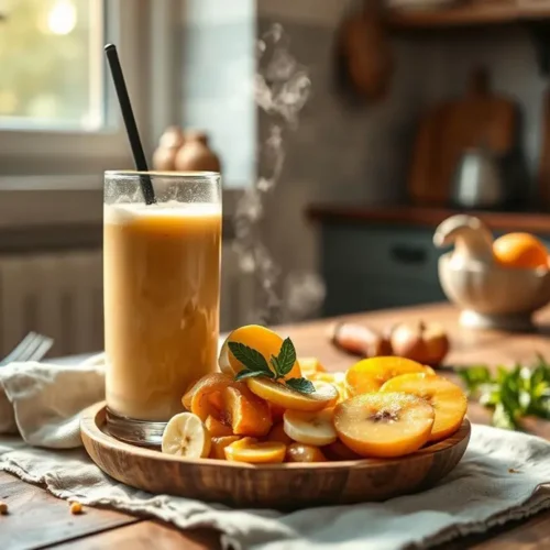 Banana Peach Smoothie