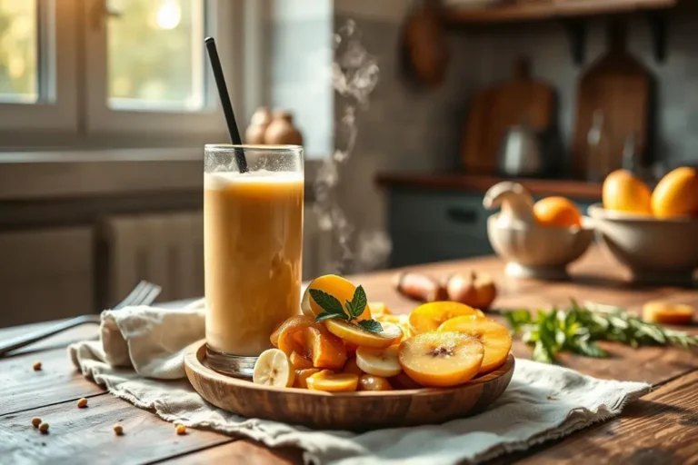 Banana Peach Smoothie
