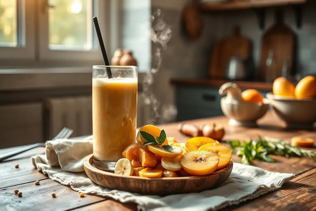 Banana Peach Smoothie