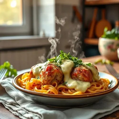 Baked Salmon Meatballs with Creamy Avocado Sauce