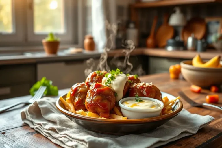 Korean BBQ Meatballs with Spicy Mayo Dip