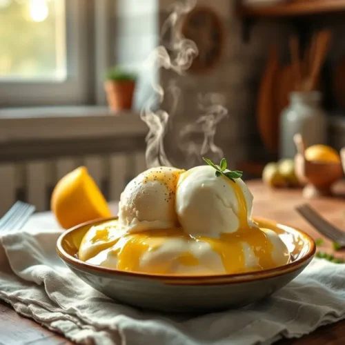 Creamy Lemon Custard Ice Cream