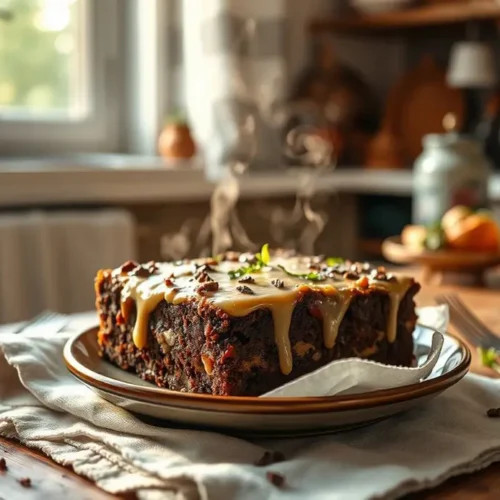 Brownie Refrigerator Cake