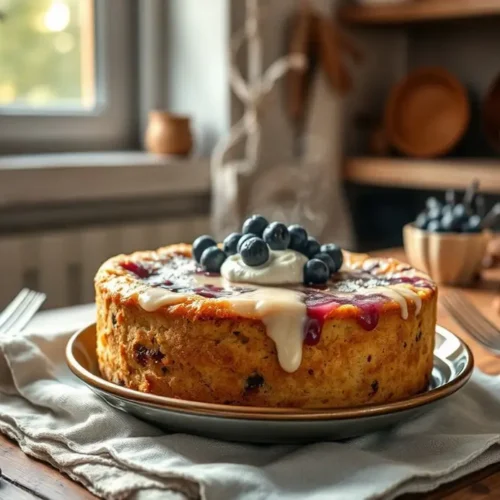 Sour Cream Blueberrry Coffee Cake