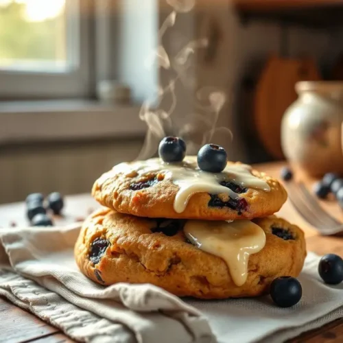 Blueberry Banana Breakfast Cookies